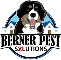 Berner Pest Solutions logo: Frank the Bernese Mountain Dog
