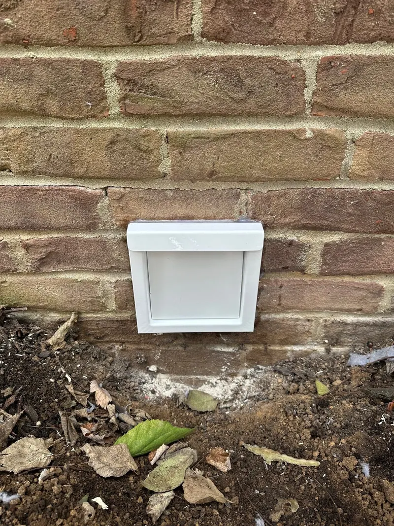 Protect your low to the ground dryer vent covers using rodent-proof covers installed for rodent control by Berner Pest Solutions.